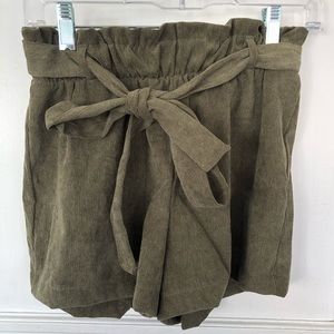 Corduroy shorts